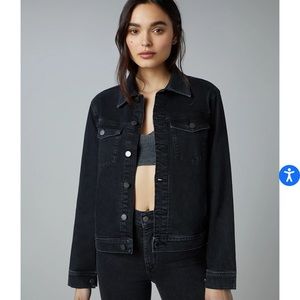 DL1961 Anthropologie Black Denim Vika Jacket